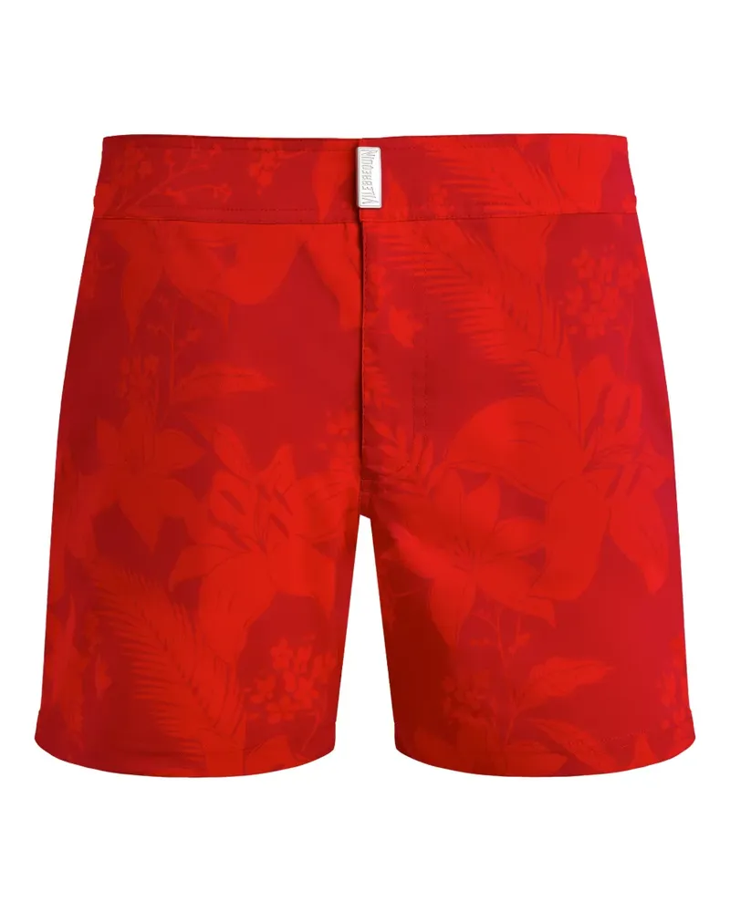 Vilebrequin graphic-print swim shorts - Rot Rot