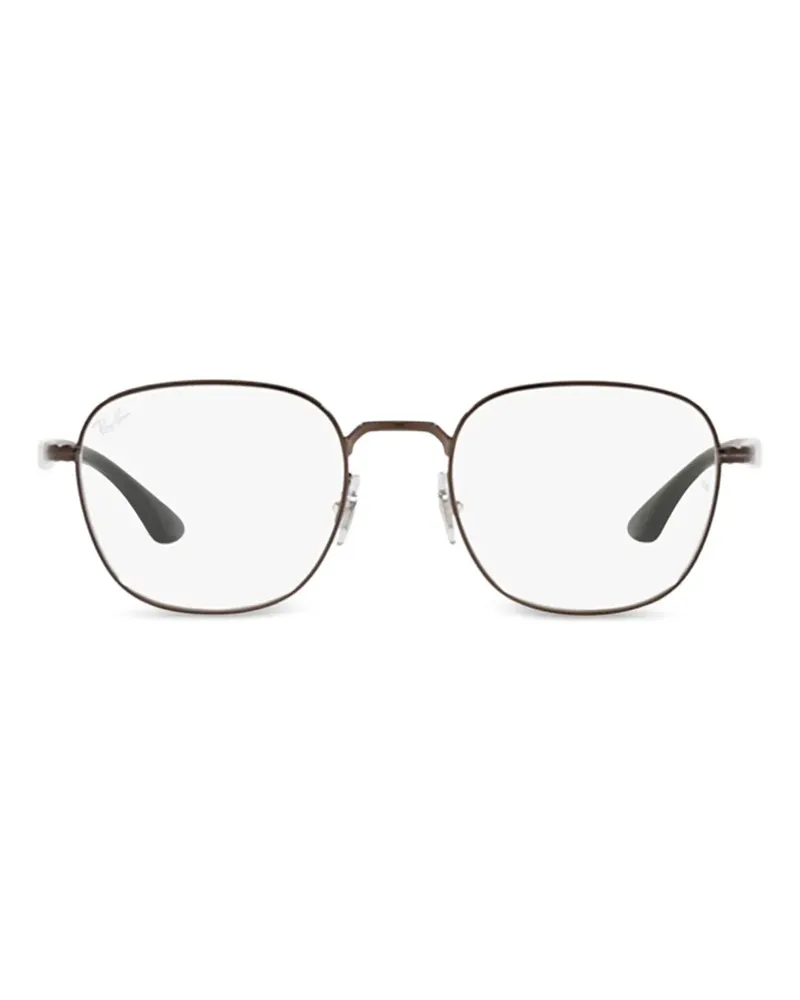 Ray Ban Brille mit eckigem Gestell - Braun Braun