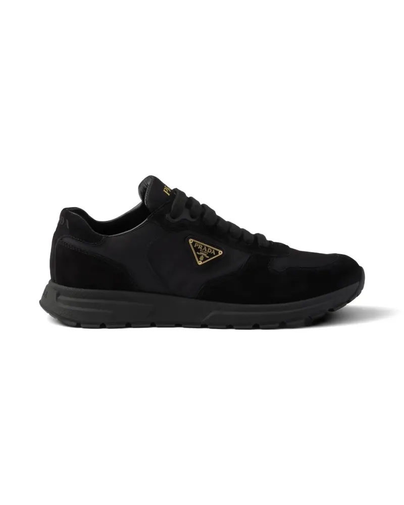 Prada Prax 2.0 Re-Nylon and suede sneakers - Schwarz Schwarz