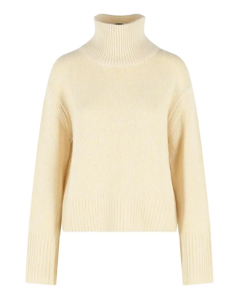 Lisa Yang Gerippter Yumi Rollkragenpullover - Gelb Gelb