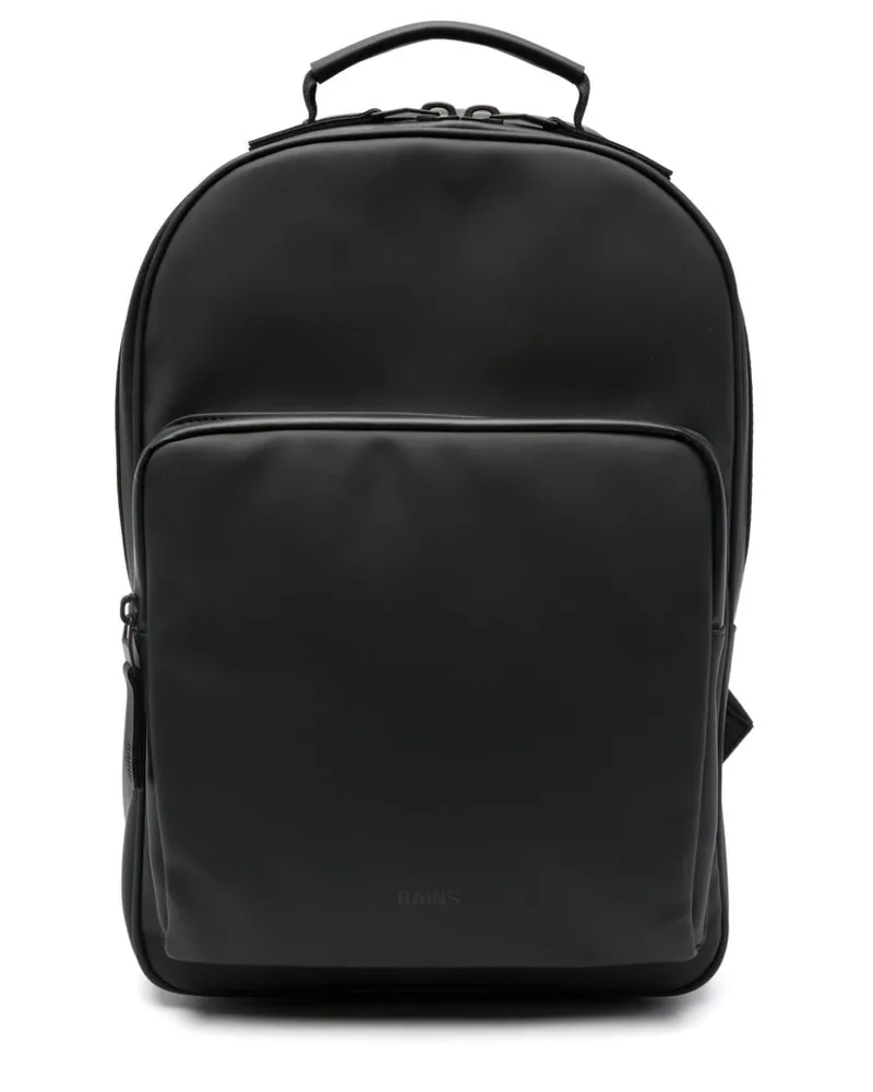 RAINS Großer Book Daypack Rucksack - Schwarz Schwarz