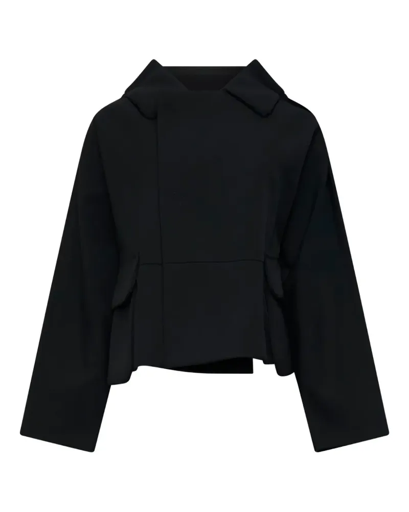 Comme des Garçons Geknöpfte Cropped-Jacke - Schwarz Schwarz