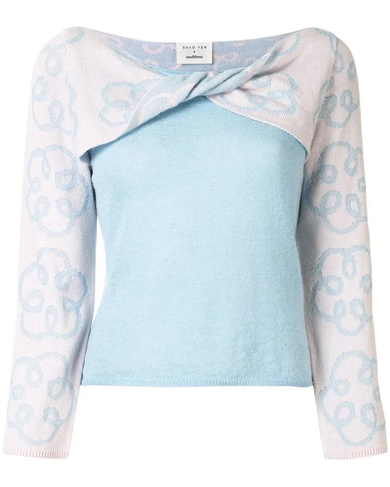 onefifteen Klassischer Pullover Blau