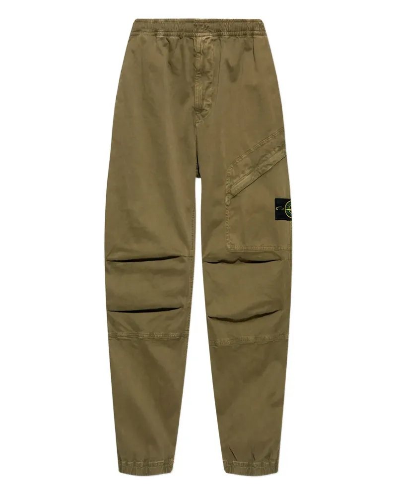 Stone Island Cargohose mit elastischem Bund - Grün Grün