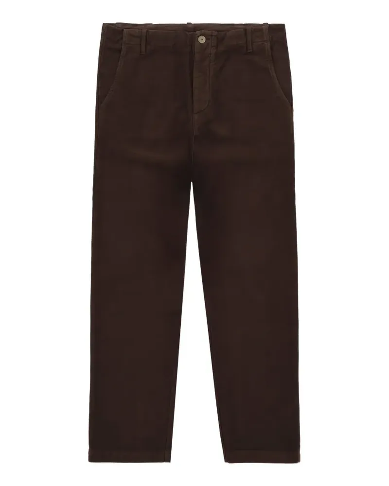 Fortela Hector button trousers - Braun Braun