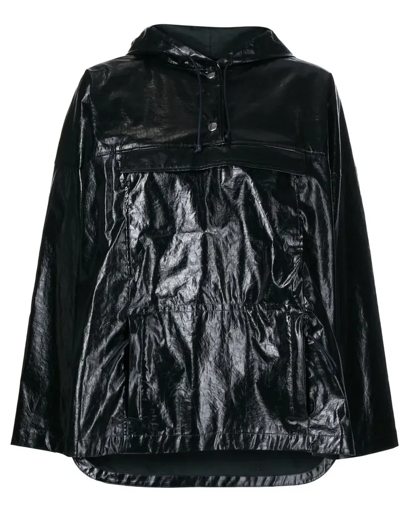 Muller of Yoshiokubo Windbreaker mit Kapuze - Schwarz Schwarz