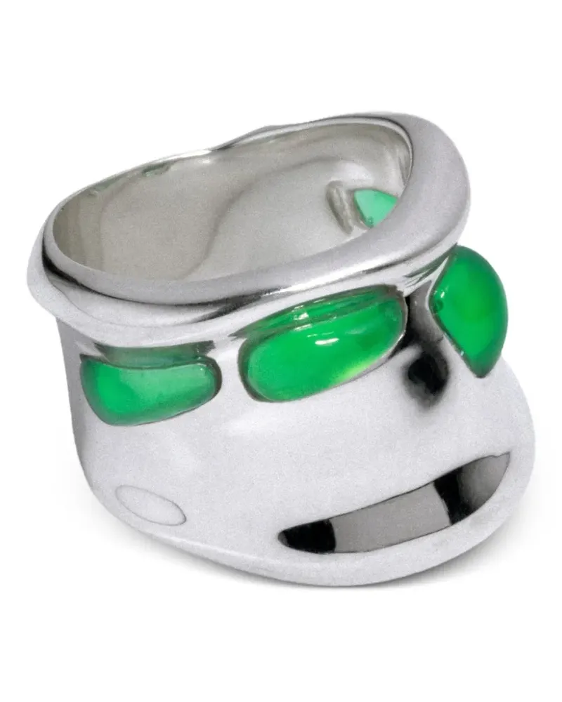 Completedworks Ring mit Stein - Silber Silber
