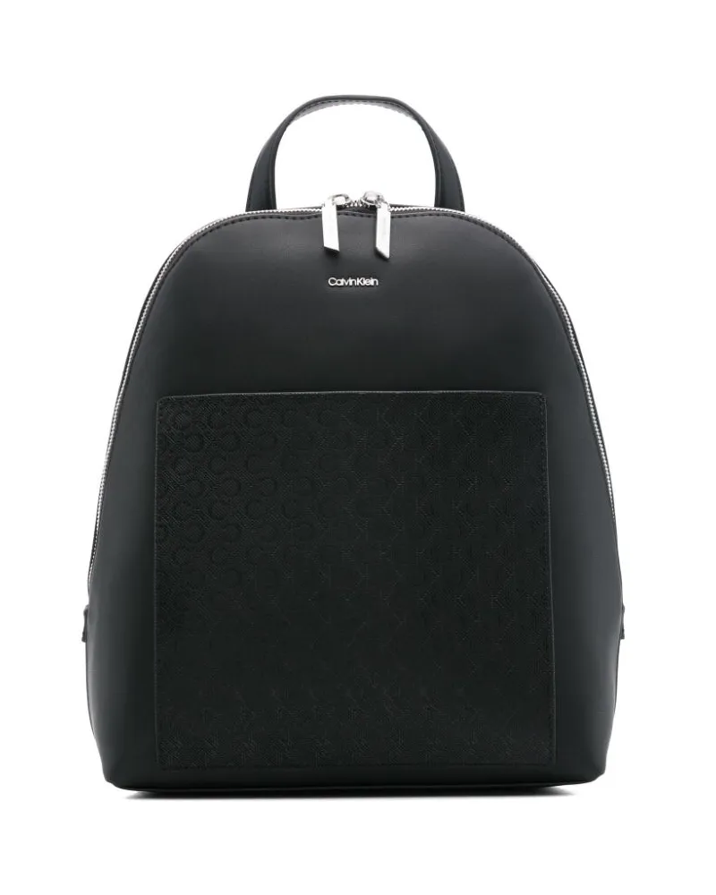 Calvin Klein Rucksack mit Logo - Schwarz Schwarz