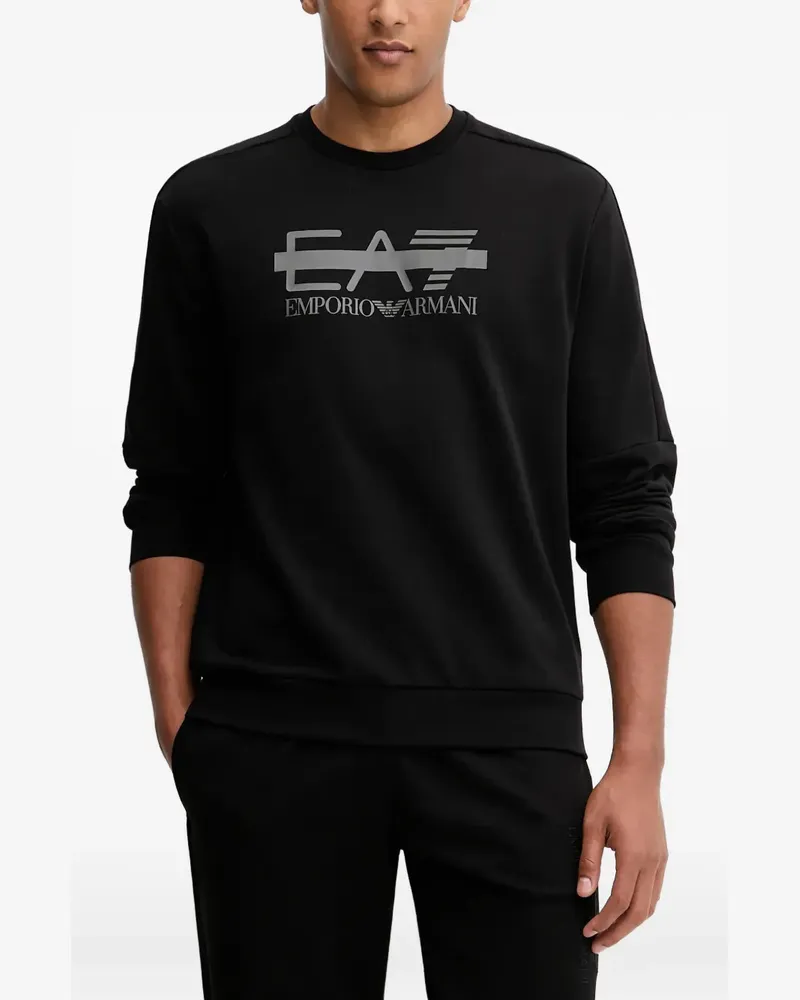 EA7 crew-neck sweatshirt - Schwarz Schwarz