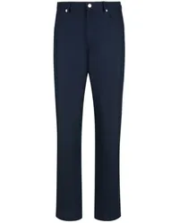 Bally Halbhohe Straight-Leg-Chino Blau