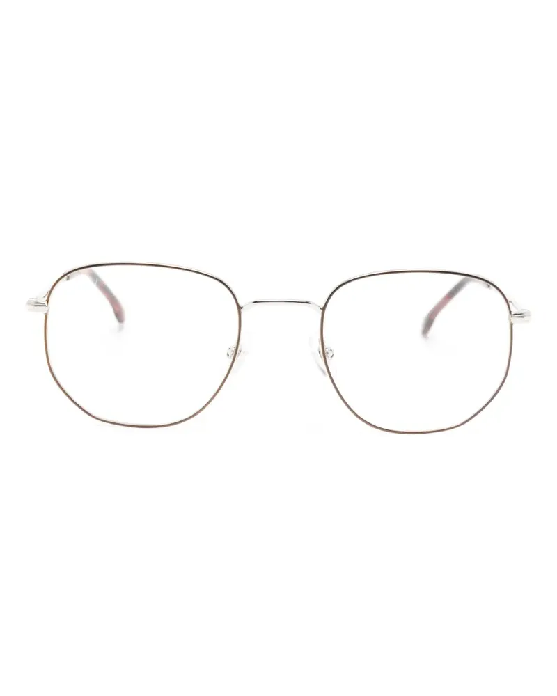 Carrera Brille mit geometrischem Gestell - Silber Silber
