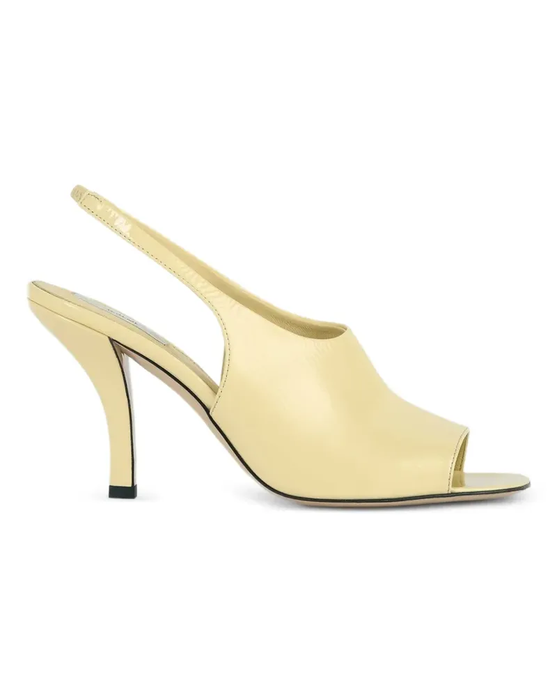 Totême Contour slingback mules - Gelb Gelb