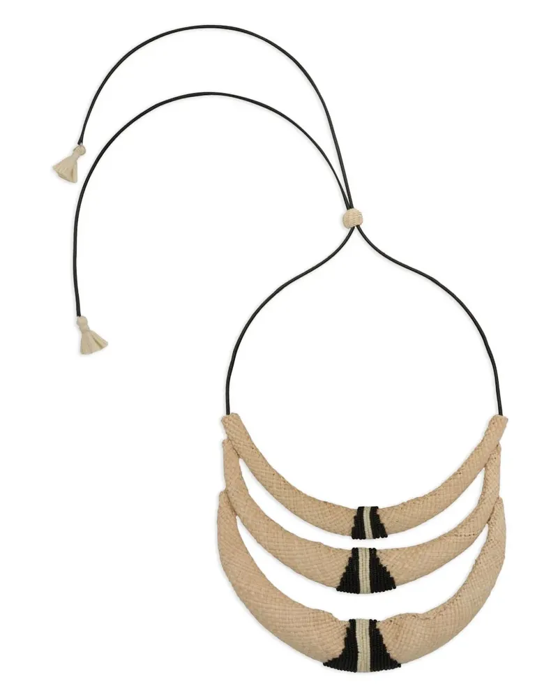 Johanna Ortiz Spiritual Harmony Halskette mit Quaste - Nude Nude