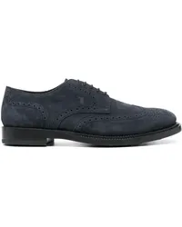 TOD'S Derby-Schuhe aus Wildleder Blau