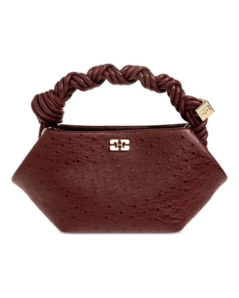 Ganni Kleine Bou Tasche - Braun Braun