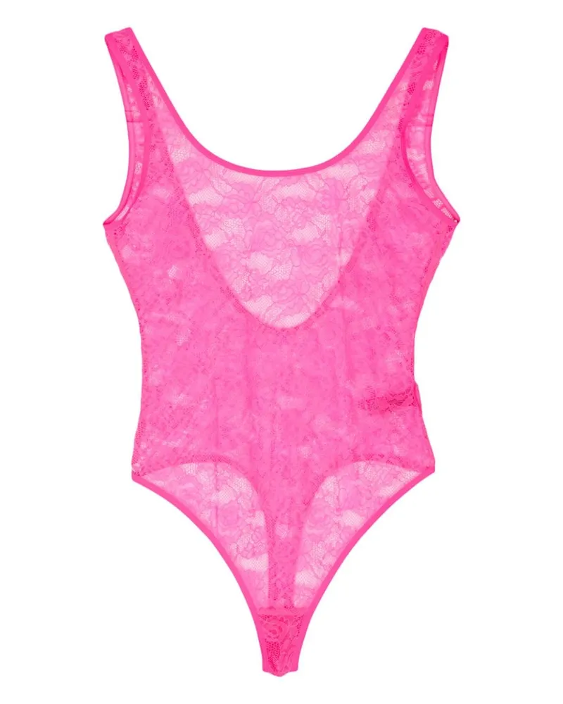 Maison Close Rückenfreier Body - Rosa Rosa
