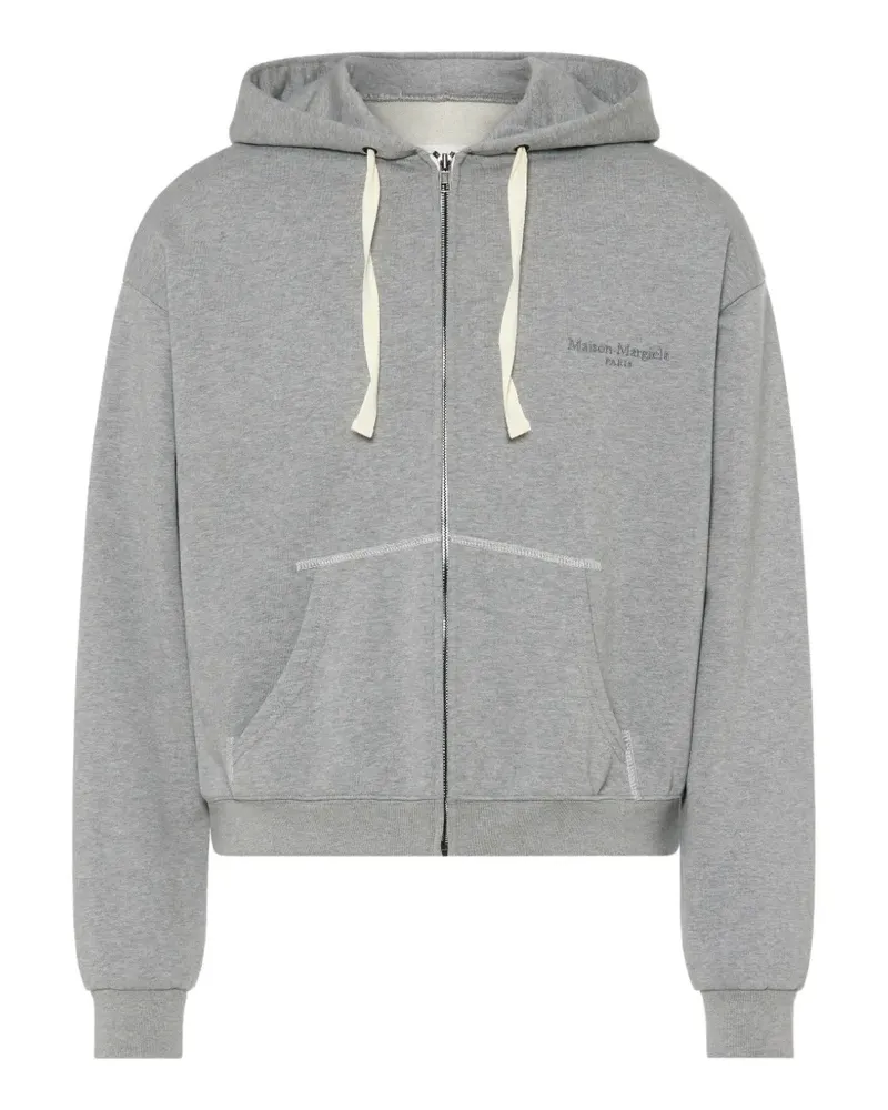 Maison Margiela zipped hoodie - Grau Grau