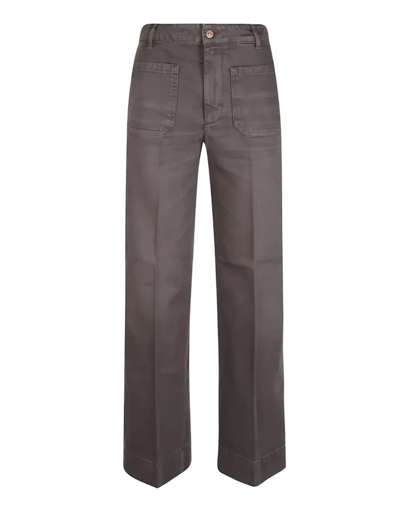 Victoria Beckham Jeans mit weitem Bein - Grau Grau