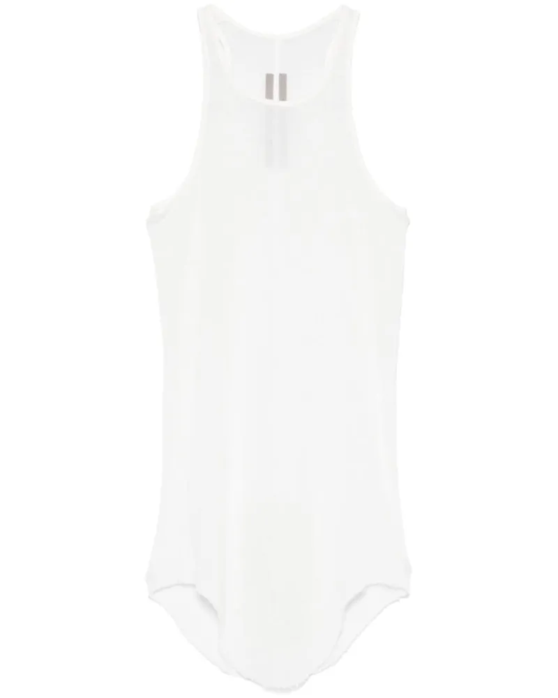 Rick Owens Geripptes Trägershirt - Weiß Weiß