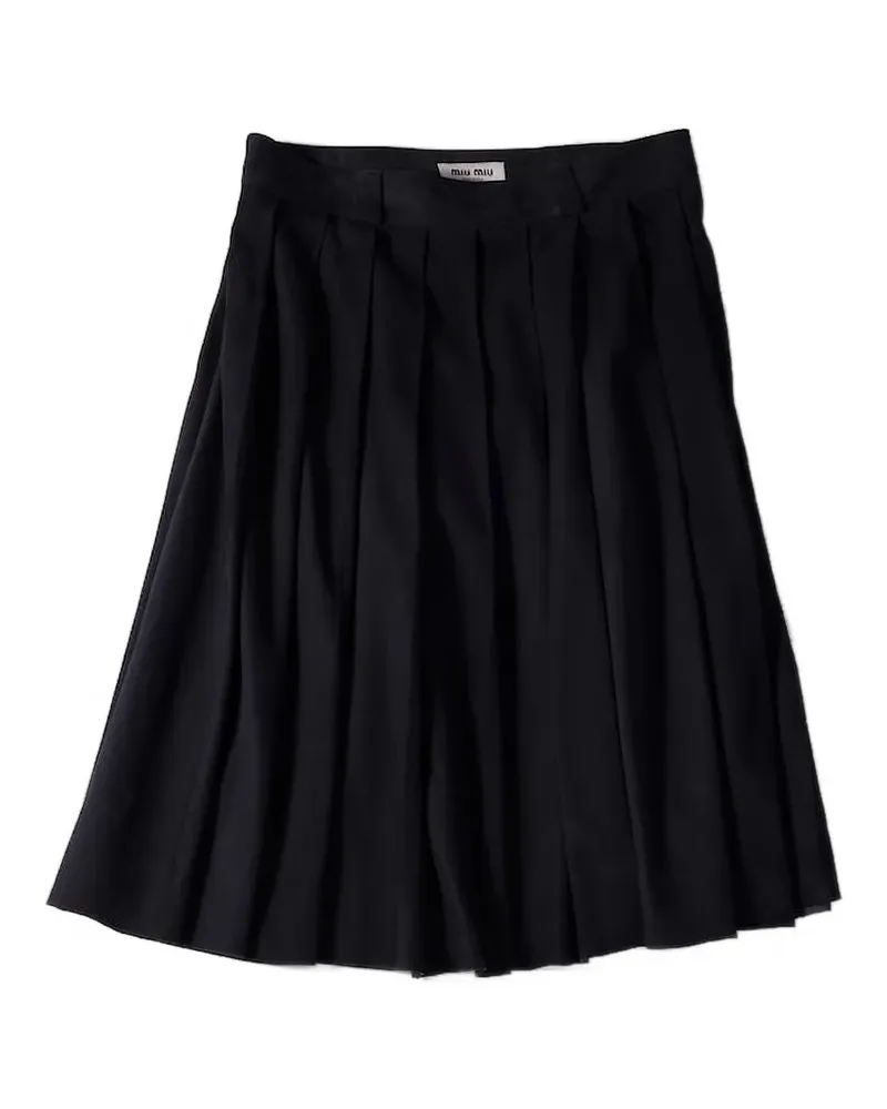 Miu Miu Midirock aus Wildleder - Blau Blau