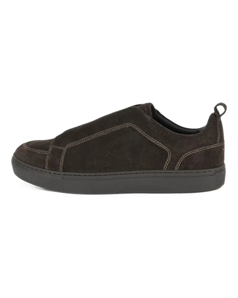 Paul & Shark suede slip-on sneakers - Braun Braun