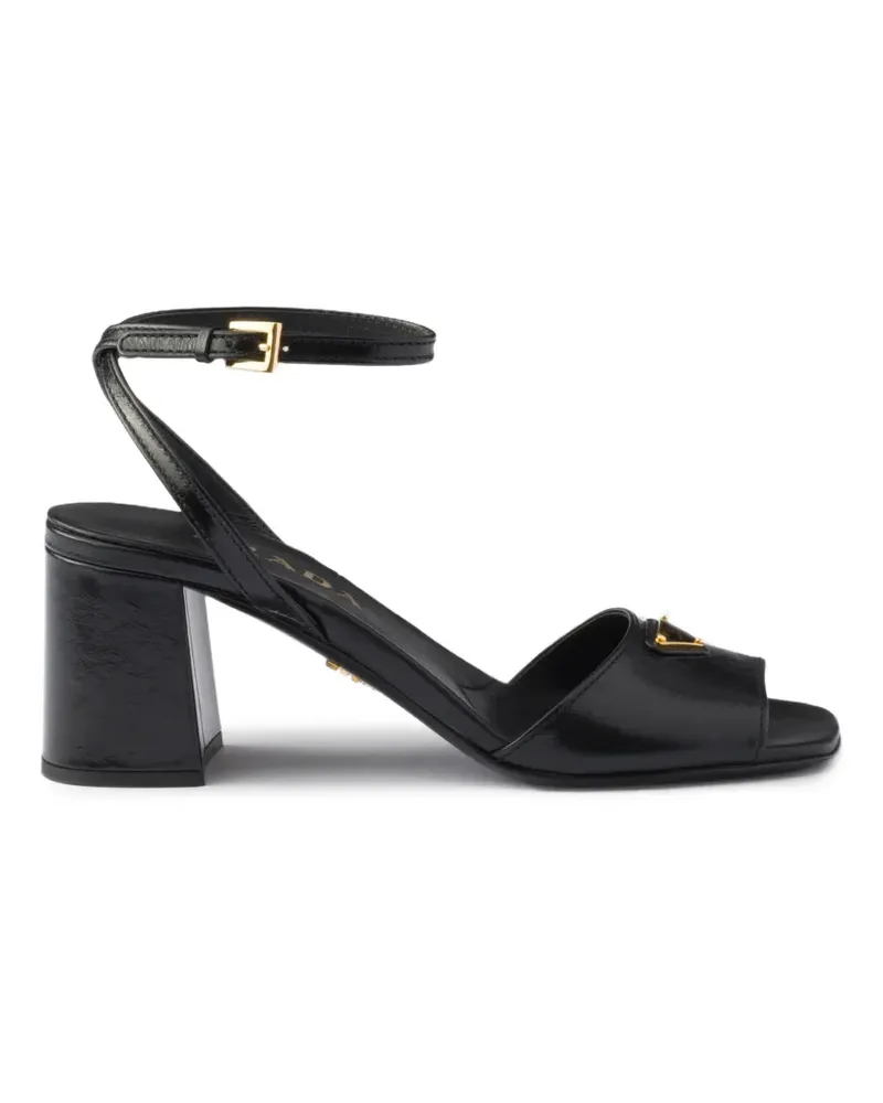 Prada leather sandals - Schwarz Schwarz