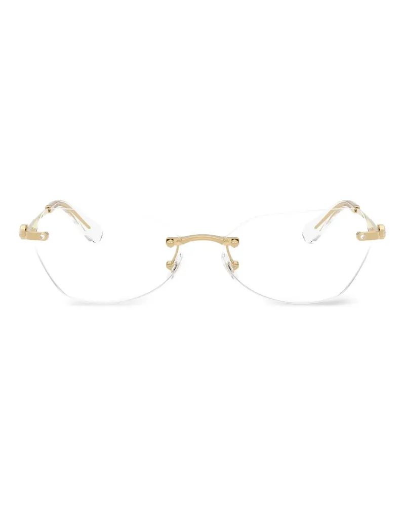 Swarovski Rahmenlose Brille - Gold Gold