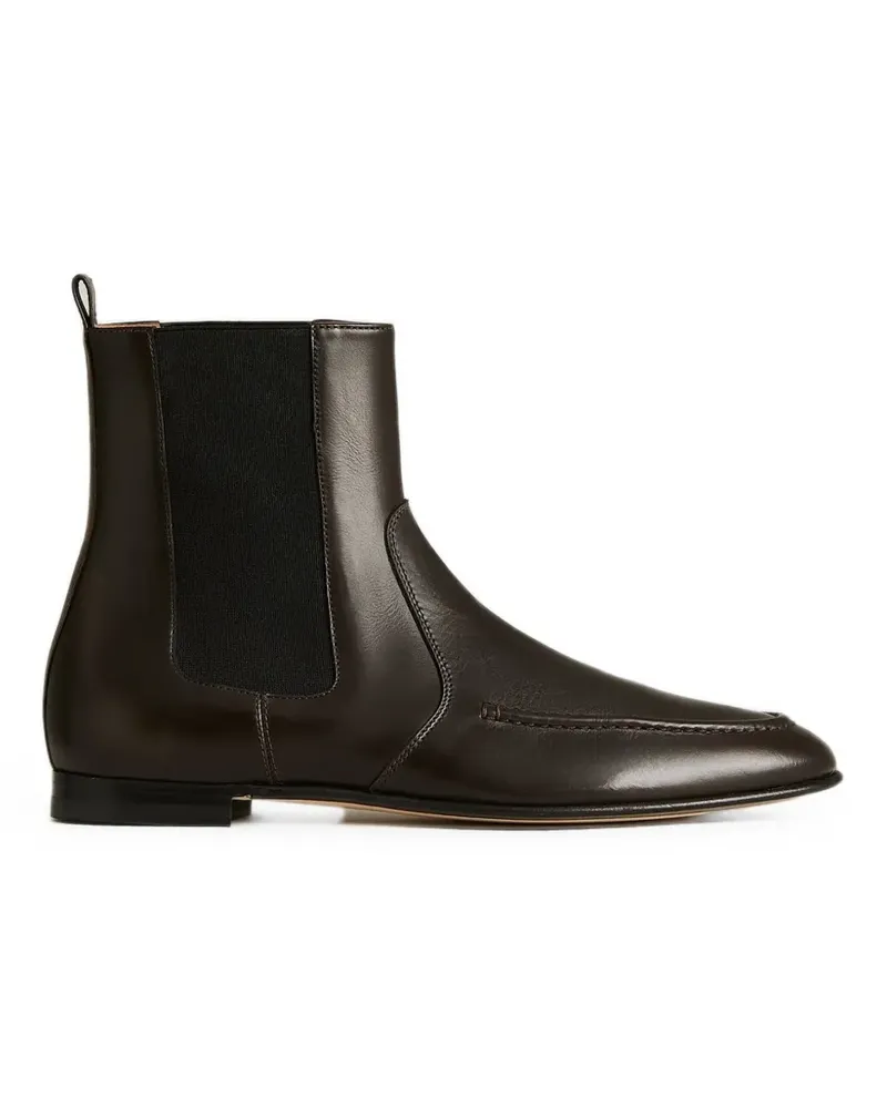 Kiton Chelsea-Stiefeletten aus Leder - Braun Braun