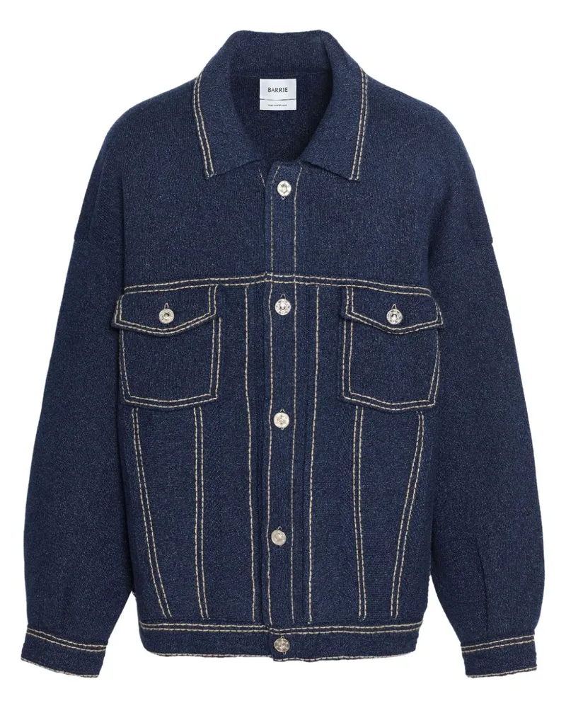 Barrie Jeansjacke im Oversized-Look - Blau Blau