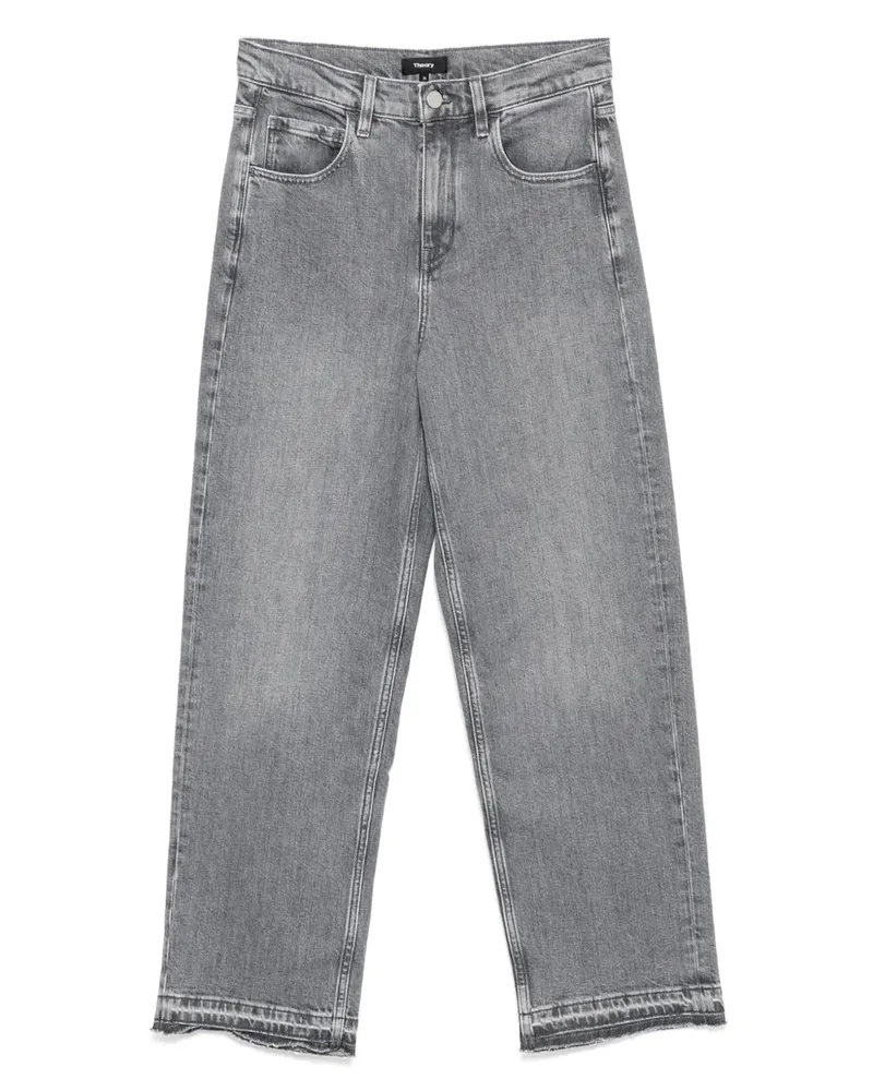Theory Jeans mit geradem Bein - Grau Grau