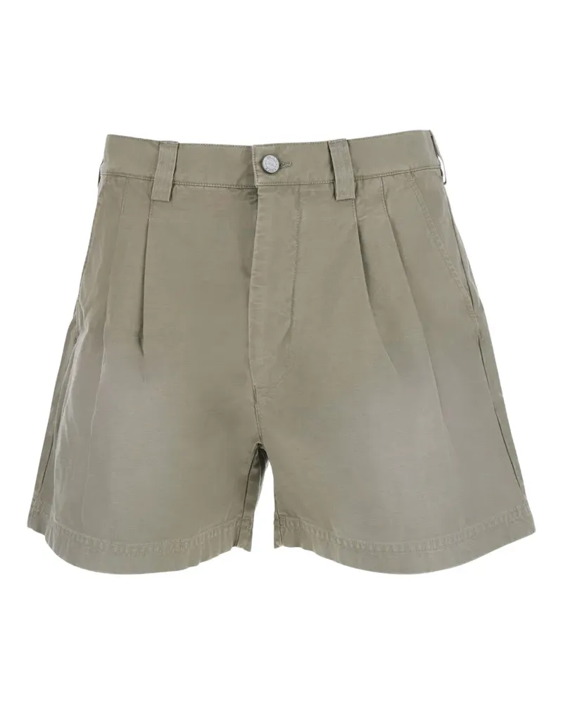 ERL Shorts mit Bundfalten - Grau Grau