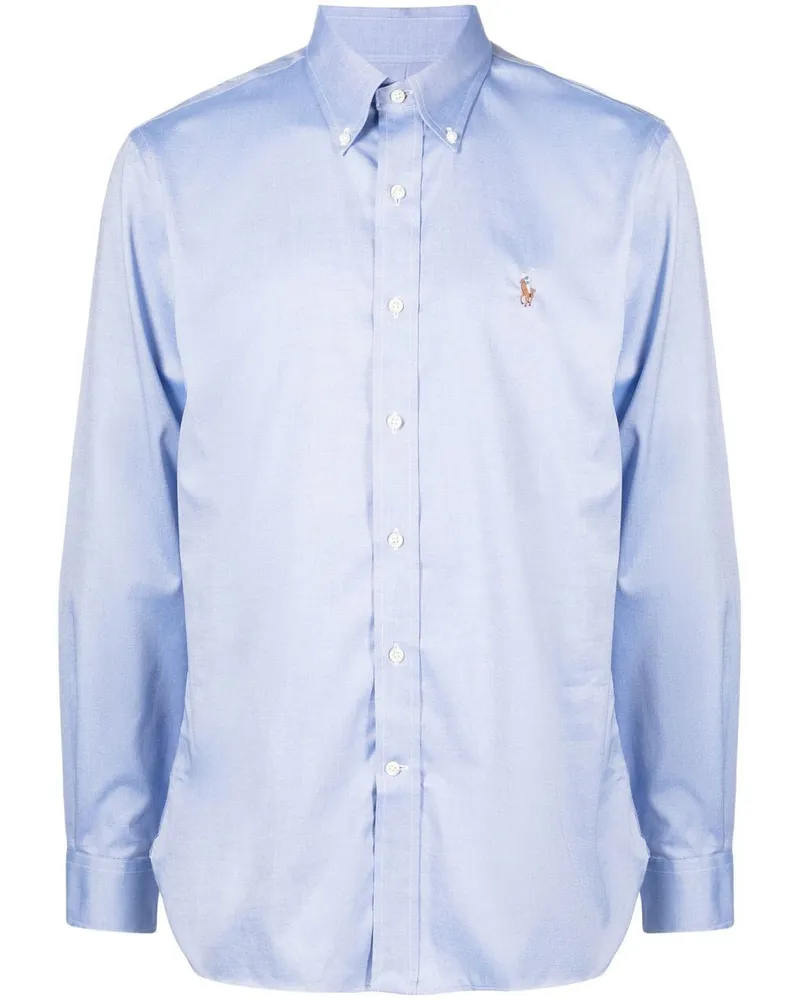 Ralph Lauren Hemd mit Logo-Stickerei - Blau Blau