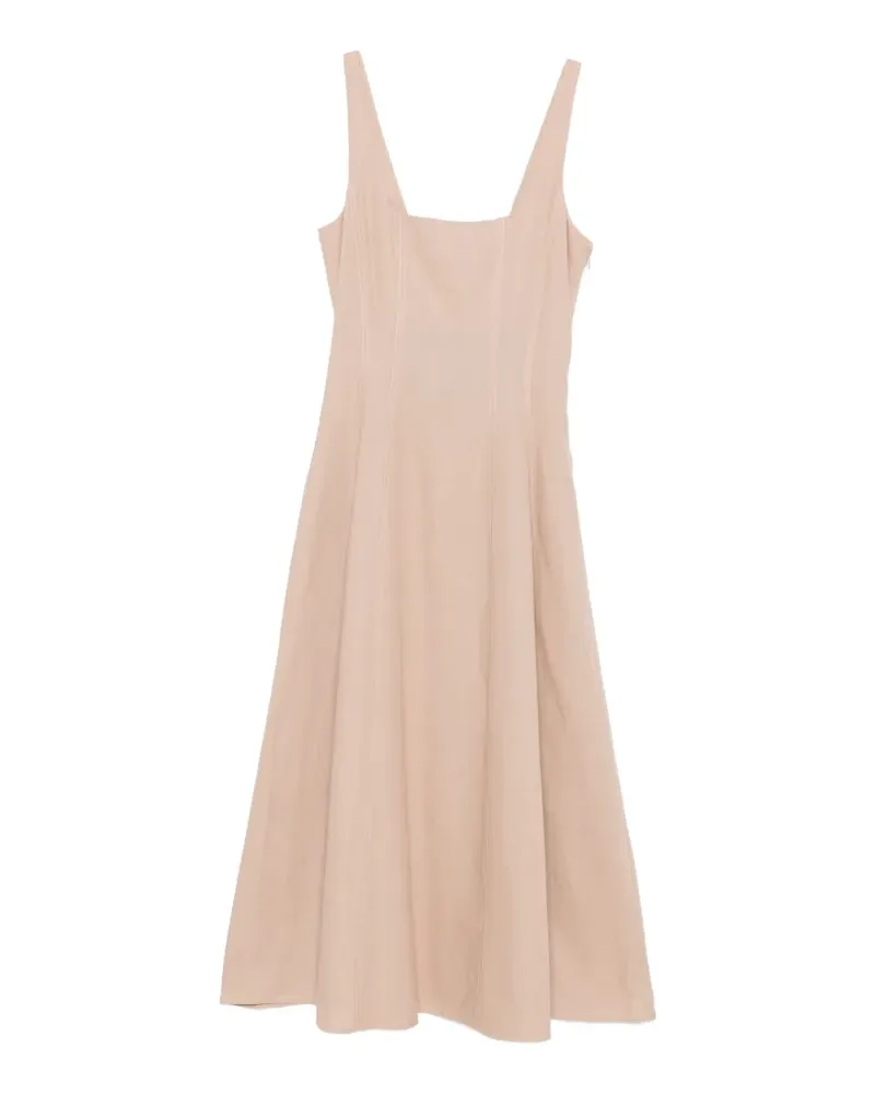 Twin-Set panelled midi dress - Nude Nude