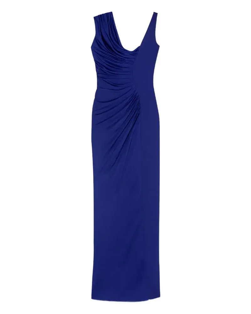 Versace Drapiertes Medusa'95 One-Shoulder-Midikleid - Blau Blau