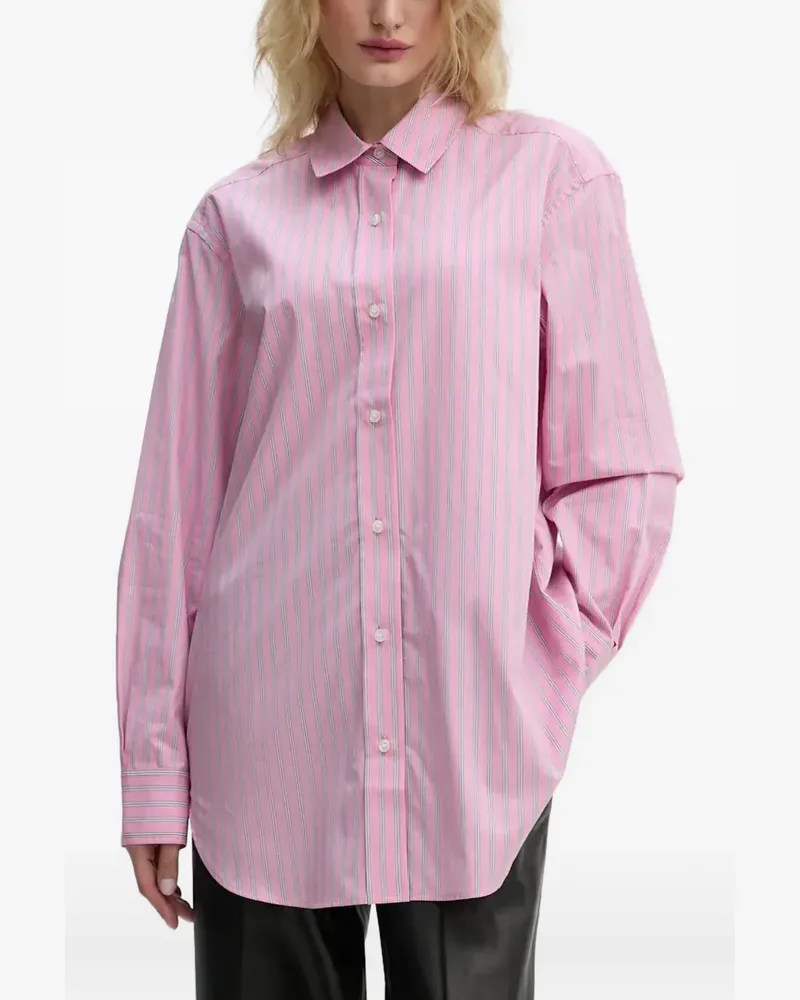 Samsøe & Samsøe SALOVA striped shirt - Rosa Rosa