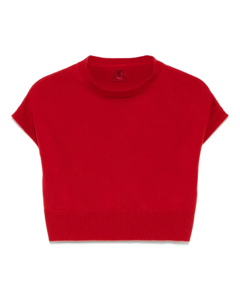 Teddy Cashmere Genova Top - Rot Rot