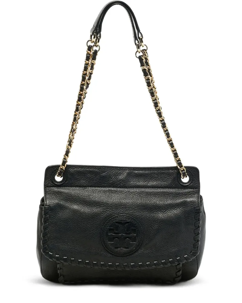 Tory Burch Chelsea leather shoulder bag - Schwarz Schwarz
