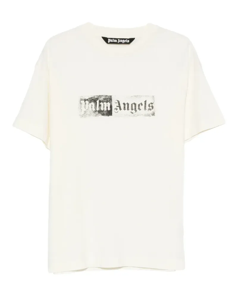Palm Angels T-Shirt mit Logo-Print - Weiß Weiß