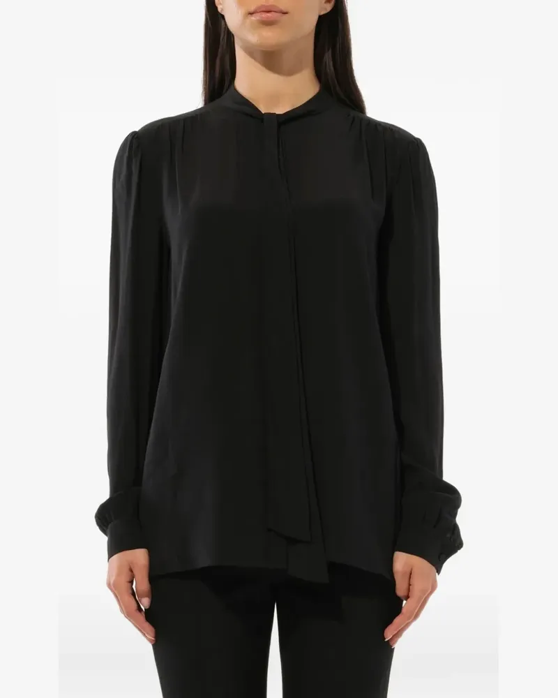 Givenchy Klassische Schluppenbluse - Schwarz Schwarz