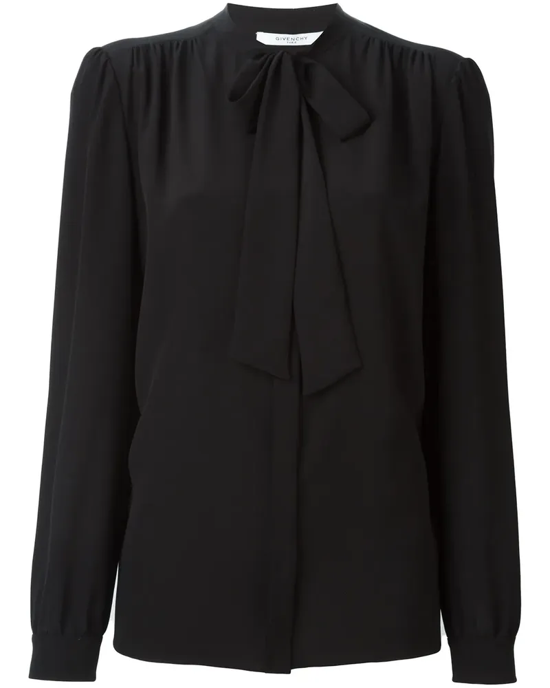 Givenchy Klassische Schluppenbluse - Schwarz Schwarz