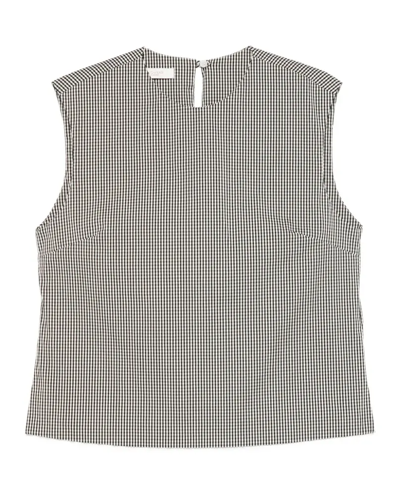 Incotex Ärmeloses Oberteil - Schwarz Schwarz