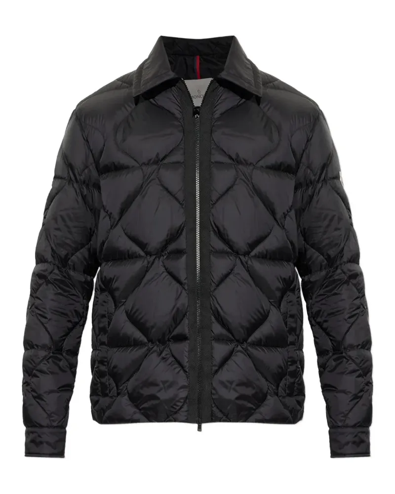Moncler Gesteppte Ashmere Jacke - Schwarz Schwarz