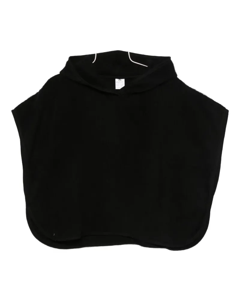 Baserange hooded "Fortu Hooded" vest - Schwarz Schwarz