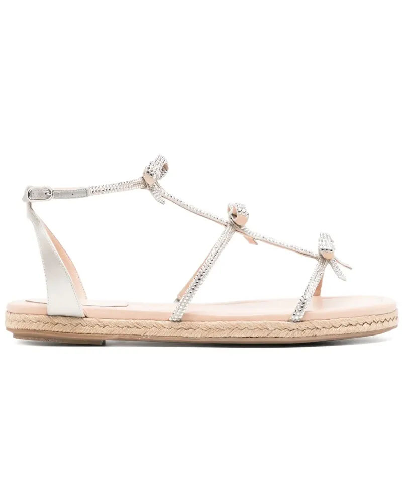 René Caovilla Caterina Sandalen - Silber Silber