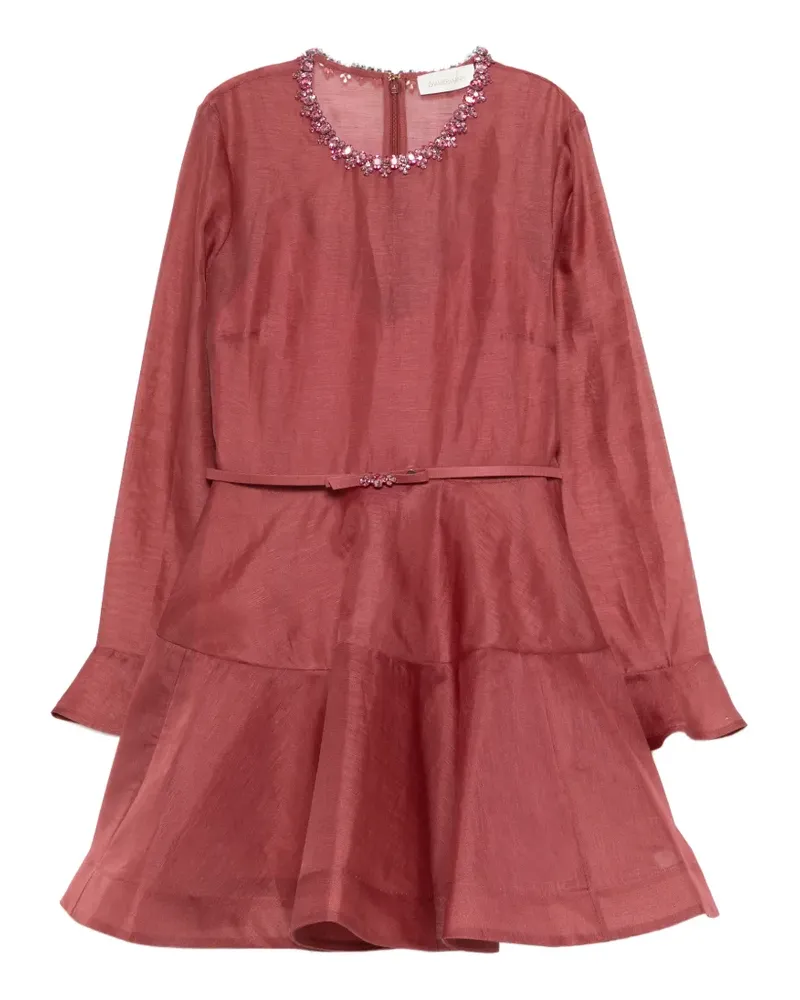 Zimmermann Alchemy peplum mini dress - Rot Rot