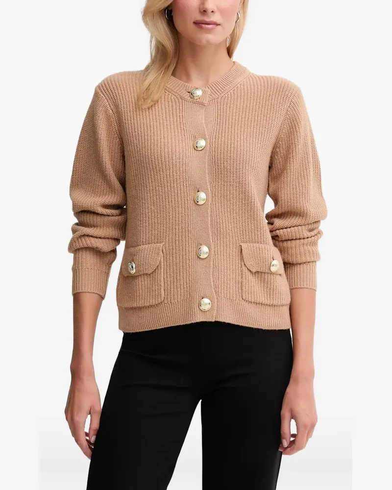 JOOP! Kimberly button-up cardigan - Nude Nude