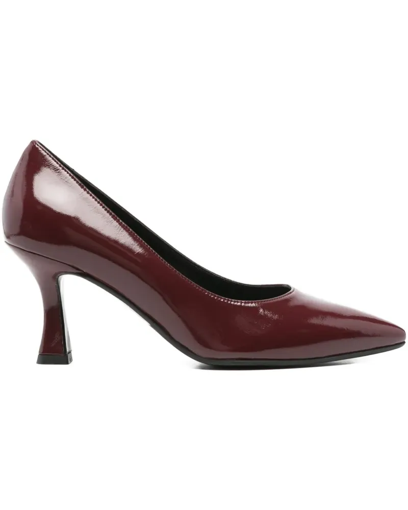 Melluso 70mm pointed leather pumps - Rot Rot