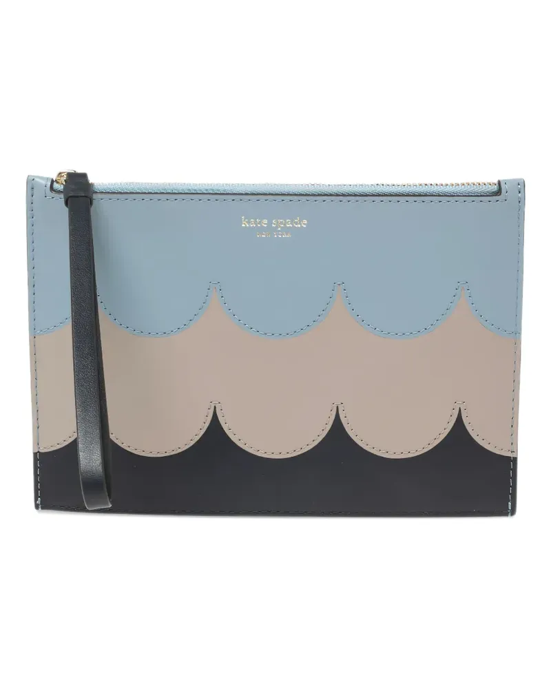 Kate Spade Lederarmband mit Wellensaum - Blau Blau