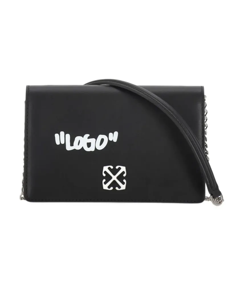 OFF-WHITE Schultertasche mit Arrows-Print - Schwarz Schwarz