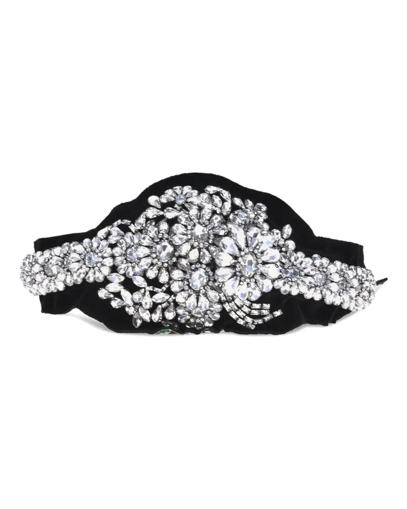 Valentino Garavani Halskette mit Strass - Schwarz Schwarz